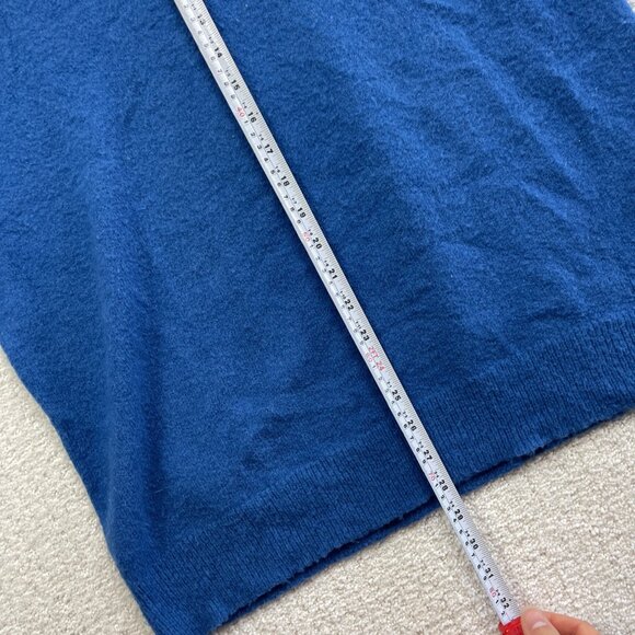 Guess Blue Sweater Men Size Small Mohair / Wool + Blend Pullover Jumper Knit - Picture 9 of 16